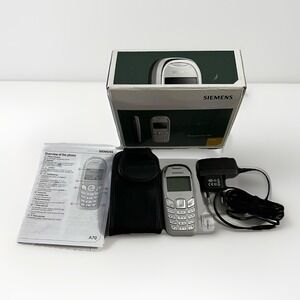 Vintage Siemens A70 (Unlocked) Mobile Phone Very Good Condition Boxed Burner Y2K
